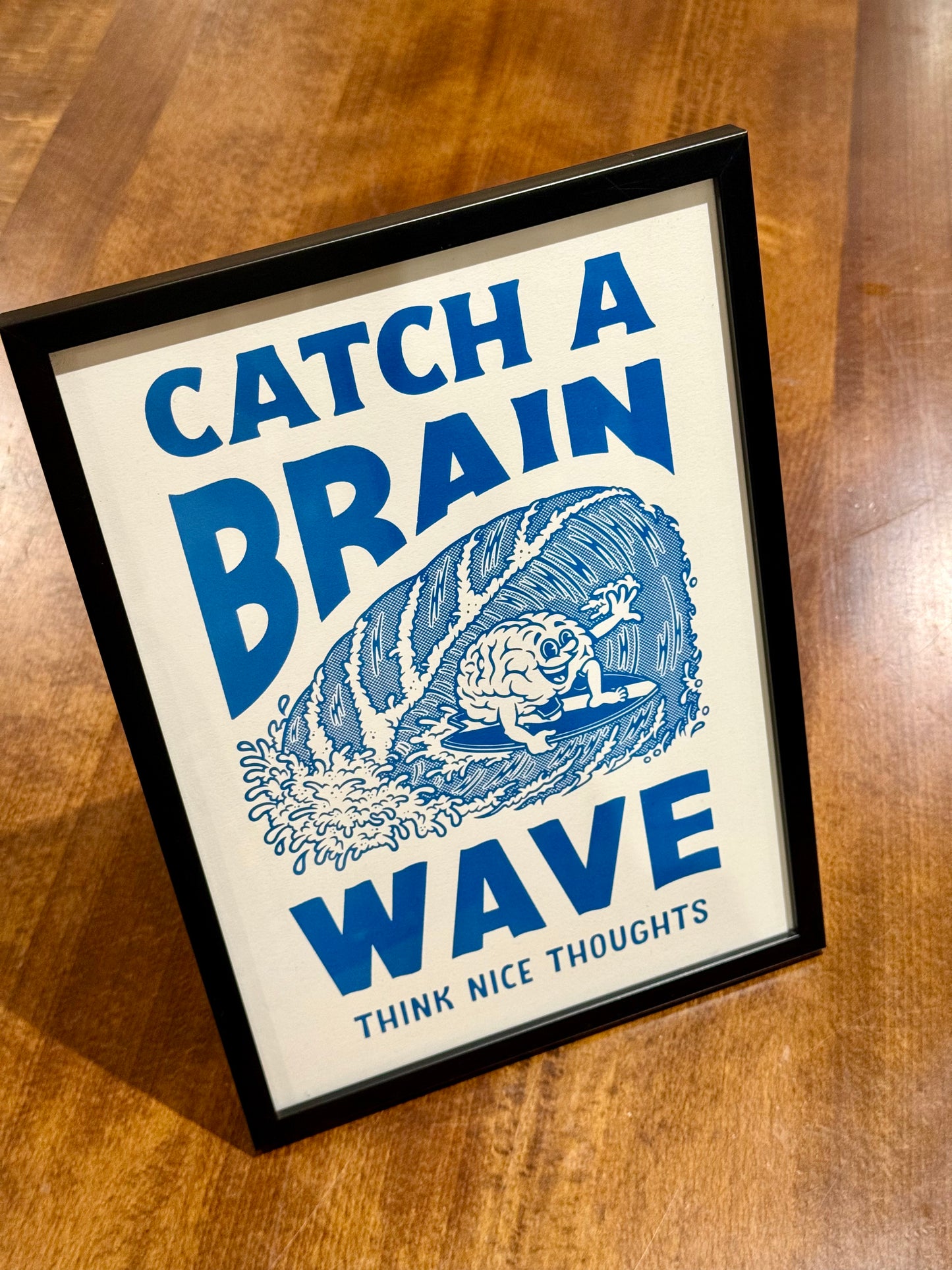 Brainwave Recycled Paper Art Print