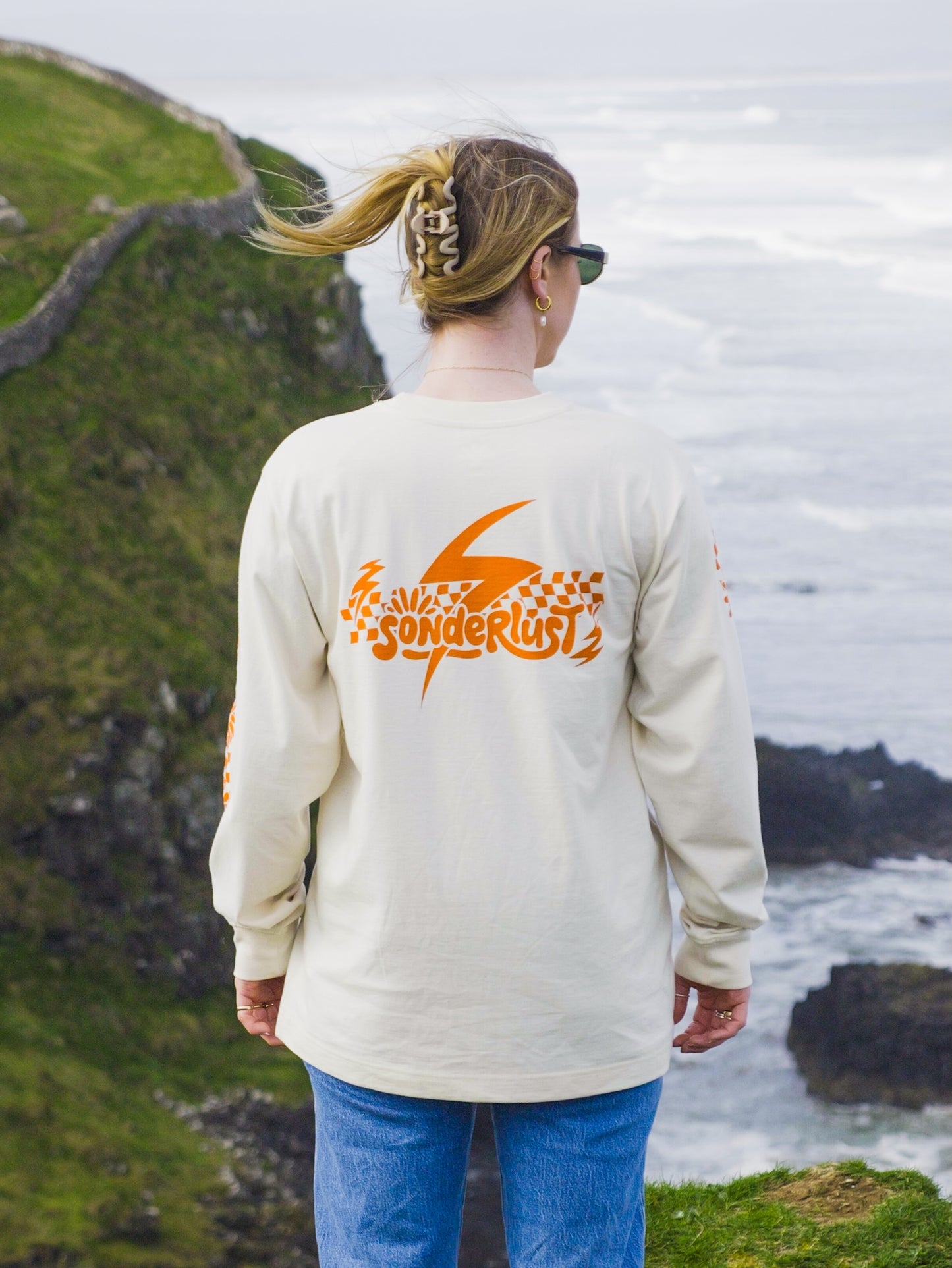 Thunderstruck Organic Cotton Long Sleeve T-shirt