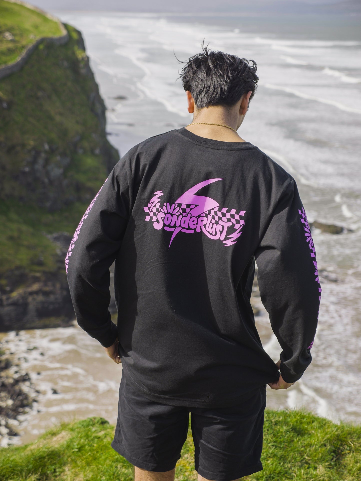 Thunderstruck Organic Cotton Long Sleeve T-shirt