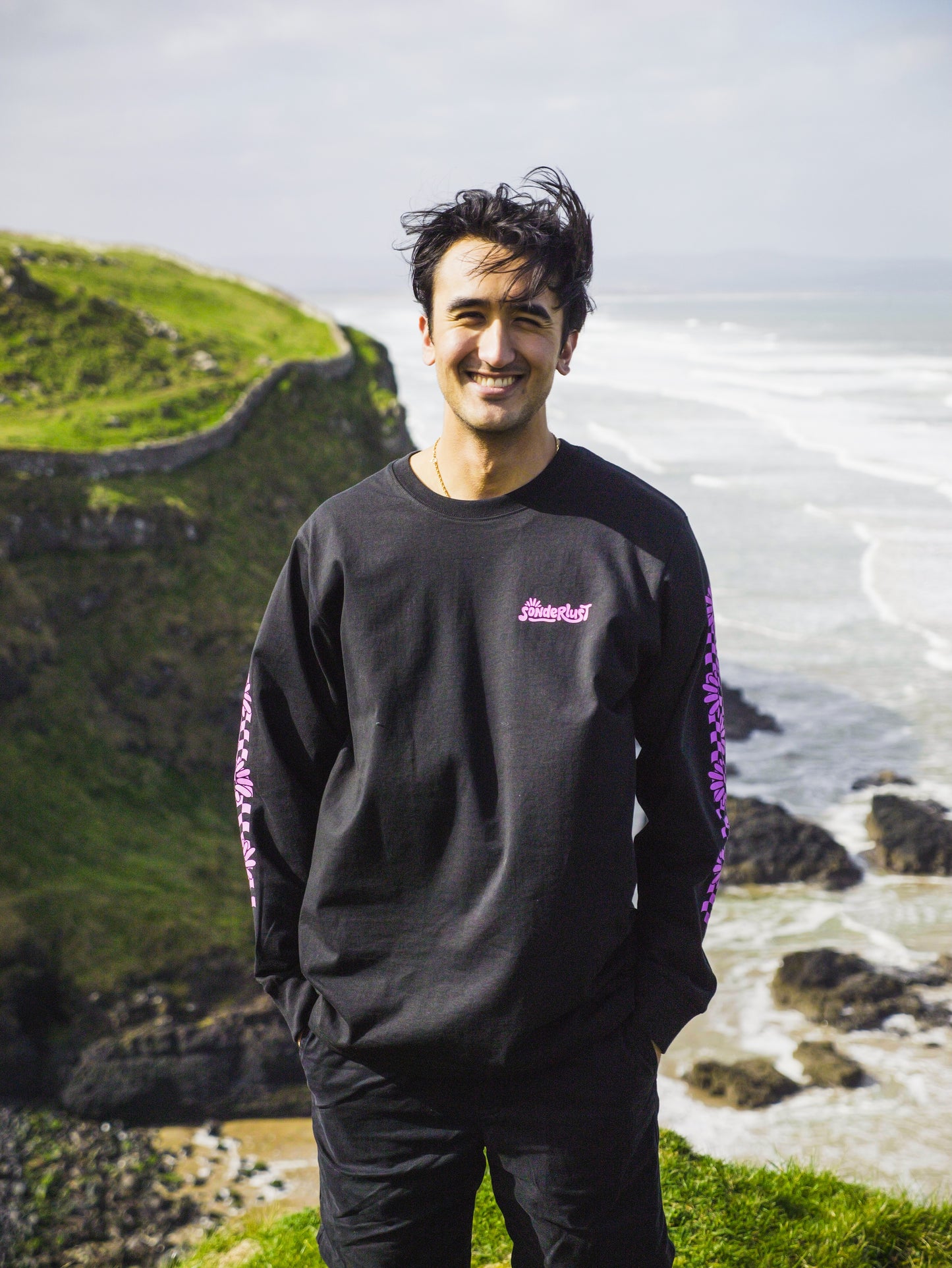 Thunderstruck Organic Cotton Long Sleeve T-shirt